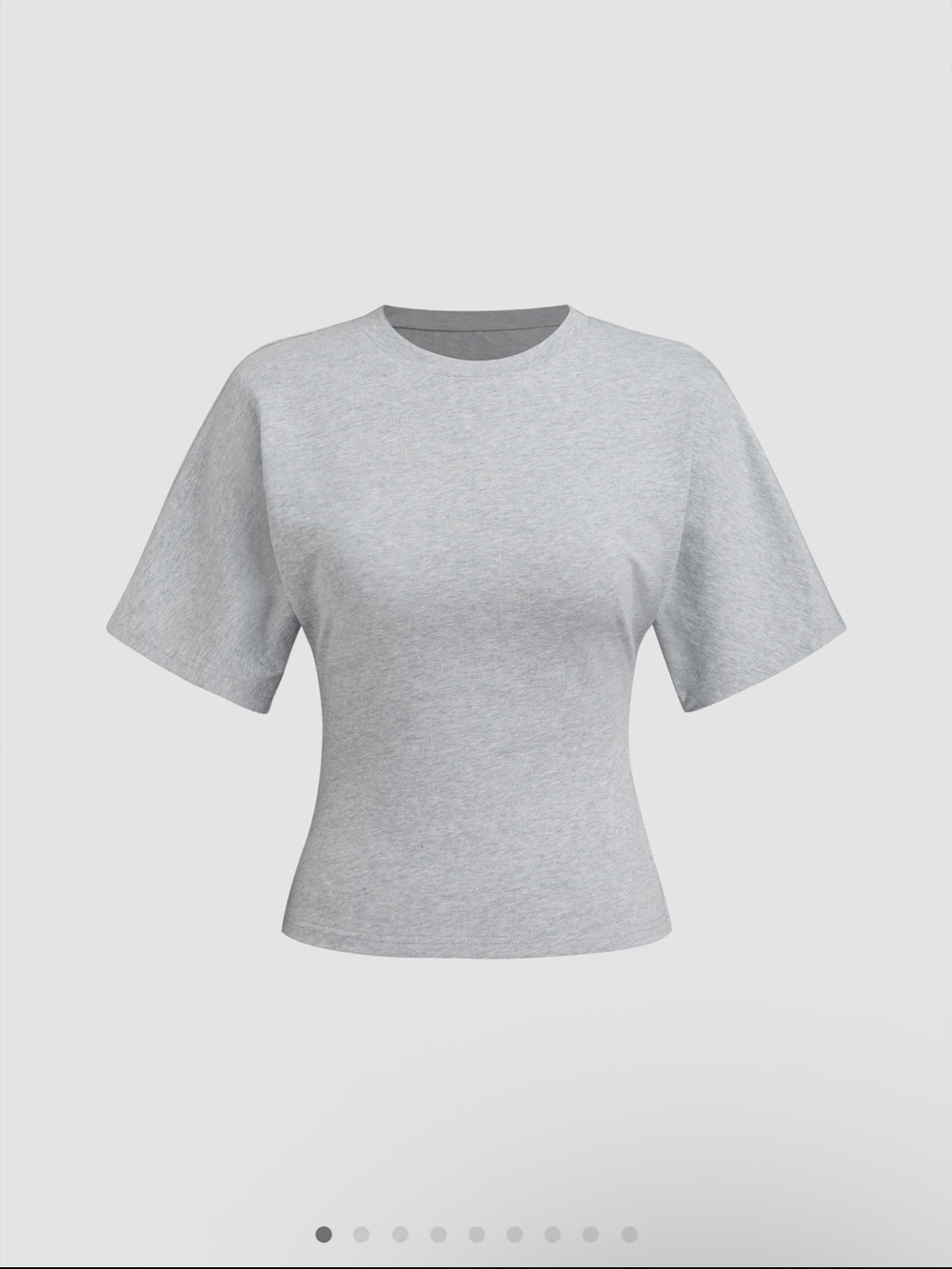Cider Light Gray Short-Sleeve Crewneck Tee